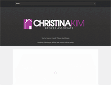 Tablet Screenshot of homesbychristinakim.com